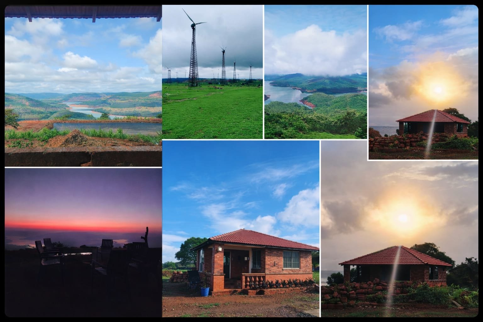 Aerial view of Megh Malhar Agro Tourism resort